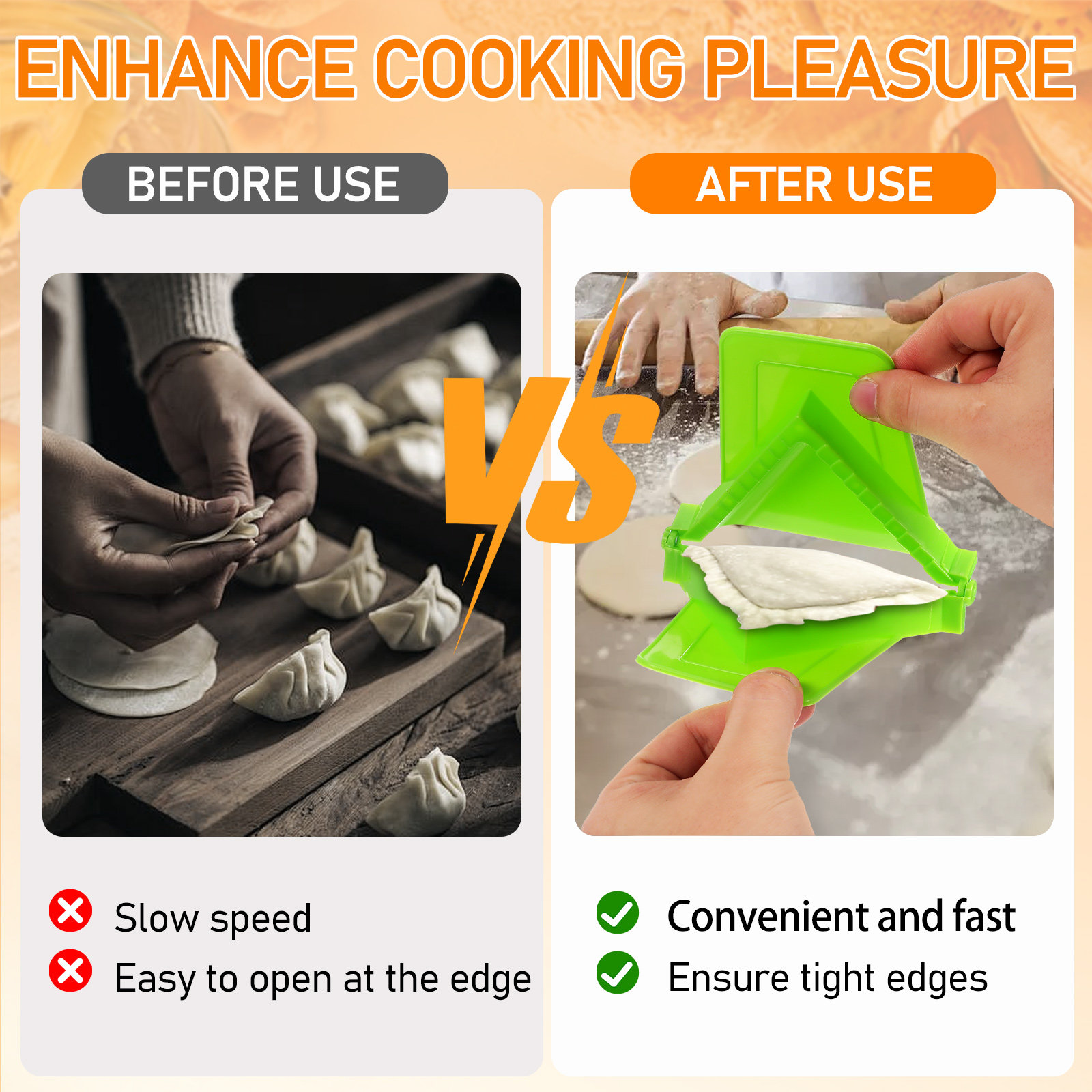 3Pcs Dumpling Mold Set Plastic - огляд і ціна Dumpling Press Set