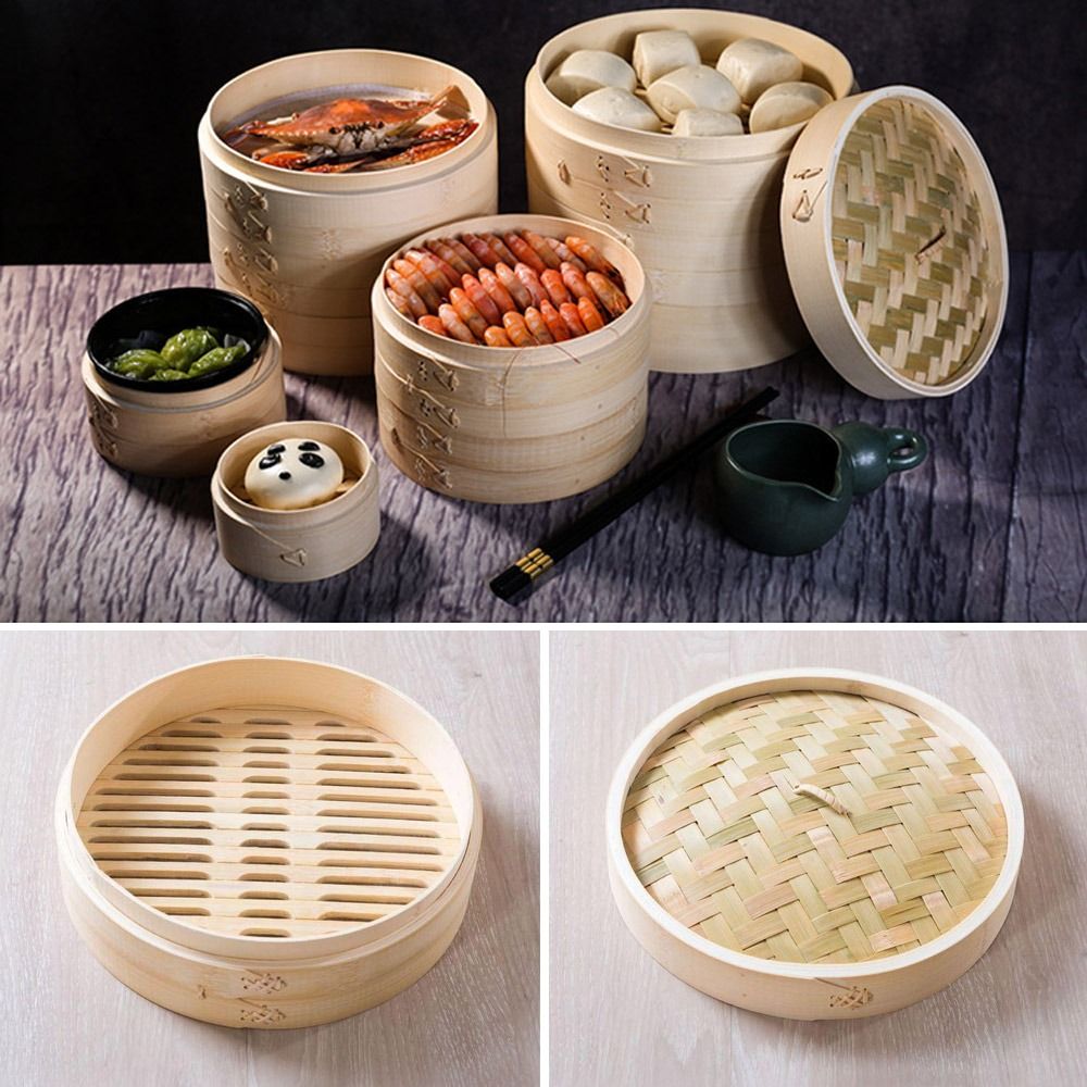 Chinese Steamer Bamboo Steamer - огляд і ціна Bao Steamer Bamboo