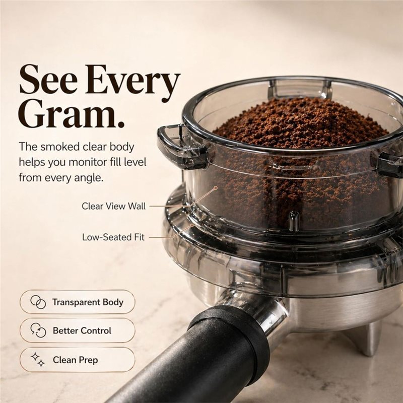 B51CNEW! Twist-Lock Portafilte - огляд і ціна Breville Espresso Barista Express